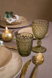 BAVARIA BICCHIERE VINO 3PZ VERDE MODELLO SORRENTO