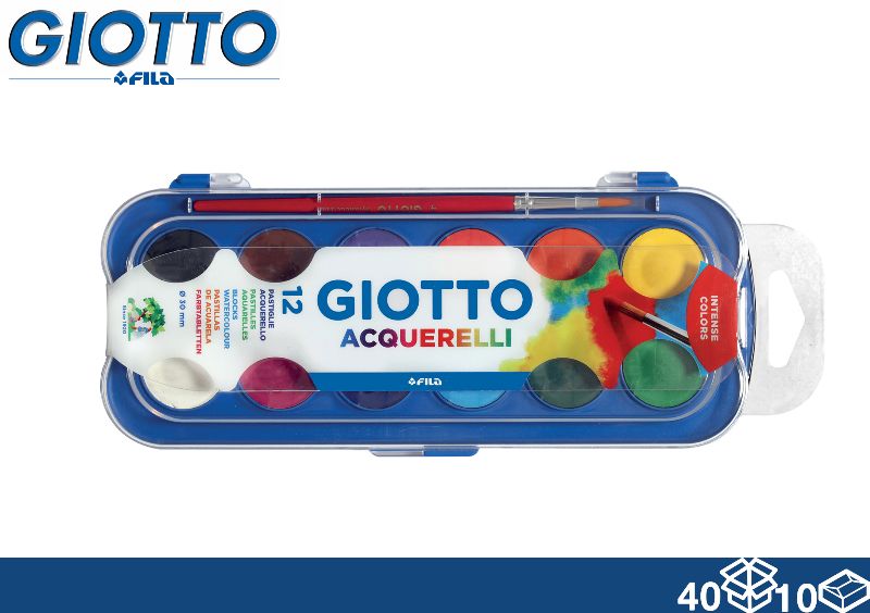 GIOTTO COLORI ACQUERELLO 12PZ